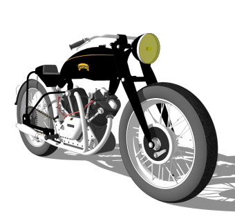 超精细摩托车模型 (101)